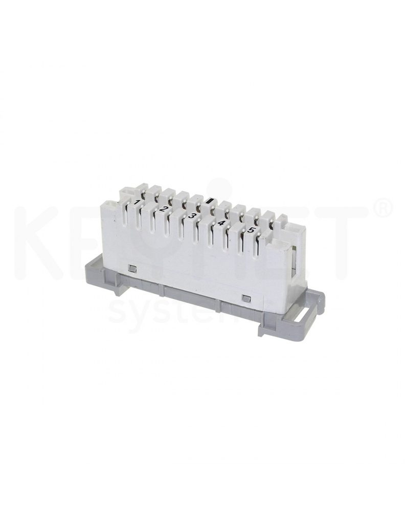 Regleta 5pr Cat3 con desconexión, FB-5PL | CABLES DATOS